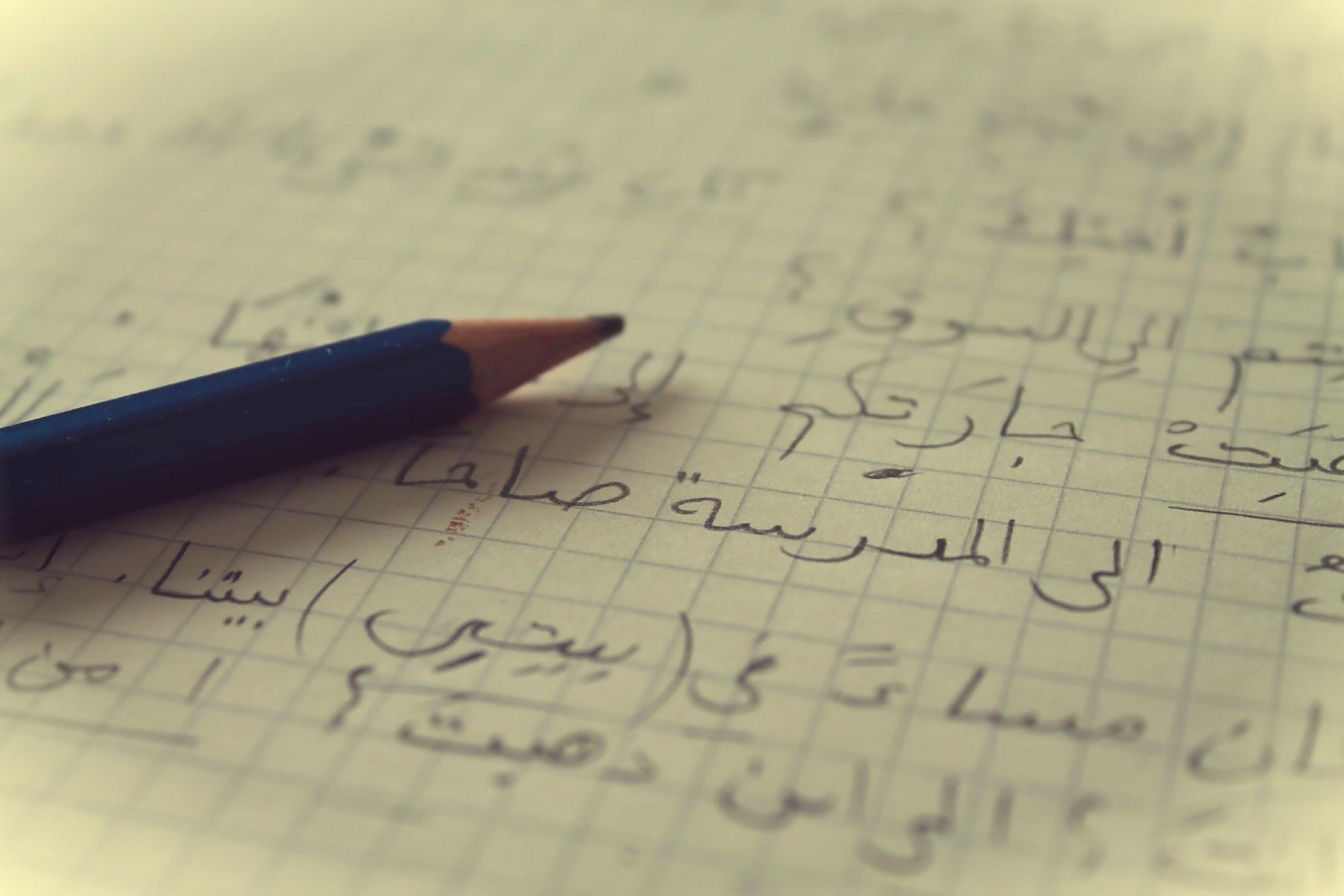 Waarom Arabische Schrift Van Rechts Naar Links Gelezen